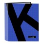 Carpeta de anillas Kelme Royal Azul Negro A4 27 x 33 x 6 cm de Kelme, Archivadores - Ref: S4310214, Precio: 5,72 €, Descuento: %