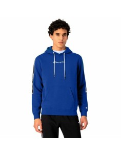 Felpa con Cappuccio Uomo Champion Azzurro da Champion, Uomo - Ref: S6466033, Precio: 56,63 €, Descuento: %