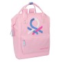 Mochila para Portátil Benetton benetton Rosa 27 x 40 x 19 cm de Benetton, Bolsas y fundas para portátiles y netbooks - Ref: S...