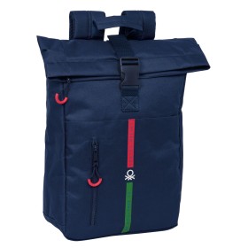 Mochila para Portátil Benetton Italy Azul marino 28 x 42 x 13 cm de Benetton, Bolsas y fundas para portátiles y netbooks - Re...