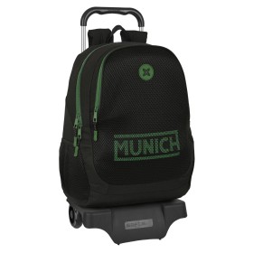 Schulrucksack mit Rädern Munich Caviar Schwarz 32 x 44 x 16 cm von Munich, Kinderrucksäcke - Ref: S4310279, Preis: 29,32 €, R...