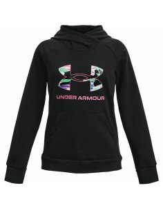 Felpa con Cappuccio da Bambina Under Armour Rival Big Logo Nero da Under Armour, Bambina - Ref: S6466058, Precio: 34,12 €, De...