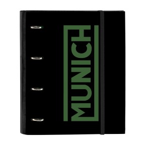 Carpeta de anillas Munich Caviar Negro 27 x 32 x 3.5 cm de Munich, Archivadores - Ref: S4310282, Precio: 16,37 €, Descuento: %