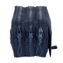 Portatodo Triple Kappa Blue night Azul marino 21,5 x 10 x 8 cm de Kappa, Estuches - Ref: S4310295, Precio: 8,99 €, Descuento: %