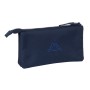 Trousse Fourre-Tout Triple Kappa Blue night Blue marine 22 x 12 x 3 cm de Kappa, Trousses - Réf : S4310296, Prix : 7,95 €, Re...