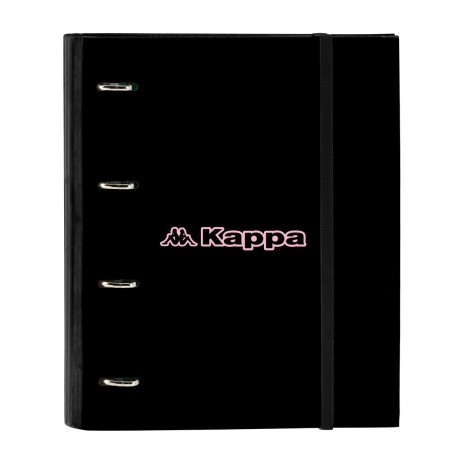 Pasta com argolas Kappa Silver pink Preto Cor de Rosa 27 x 32 x 3.5 cm | Tienda24 - Global Online Shop Tienda24.eu