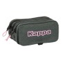 Triple Carry-all Kappa Silver pink Grey 21,5 x 10 x 8 cm by Kappa, Pencil cases - Ref: S4310304, Price: 8,99 €, Discount: %