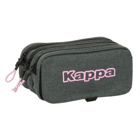 Portatodo Triple Kappa Silver pink Gris 21,5 x 10 x 8 cm de Kappa, Estuches - Ref: S4310304, Precio: 8,99 €, Descuento: %