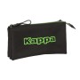 Malas para tudo triplas Kappa Black Preto 22 x 12 x 3 cm de Kappa, Estojos - Ref: S4310316, Preço: 11,62 €, Desconto: %