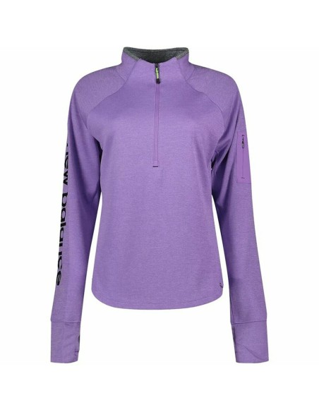 Sudadera sin Capucha Mujer New Balance Impact Run Morado | Tienda24 Tienda24.eu