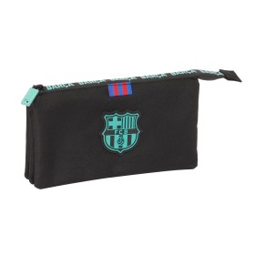 Dreifaches Mehrzweck-Etui F.C. Barcelona Schwarz 22 x 12 x 3 cm von F.C. Barcelona, Federmäppchen - Ref: S4310368, Preis: 8,6...