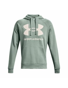 Felpa con Cappuccio Uomo Under Armour Rival Big Logo Verde da Under Armour, Uomo - Ref: S6466106, Precio: 51,96 €, Descuento: %