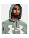 Men’s Hoodie Under Armour Rival Big Logo Green | Tienda24 Tienda24.eu