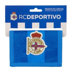 Carteira R. C. Deportivo de La Coruña Azul 12.5 x 9.5 x 1 cm de R. C. Deportivo de La Coruña, Carteiras - Ref: S4310399, Preç...