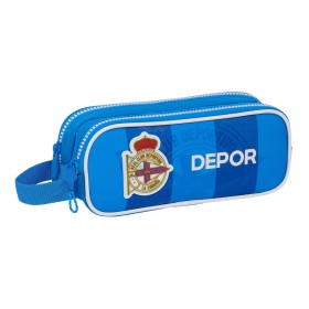 Double Carry-all R. C. Deportivo de La Coruña Blue 21 x 8 x 6 cm by R. C. Deportivo de La Coruña, Pencil cases - Ref: S431040...