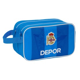 Neceser Escolar R. C. Deportivo de La Coruña Azul Deportivo 26 x 15 x 12.5 cm de R. C. Deportivo de La Coruña, Neceseres de v...