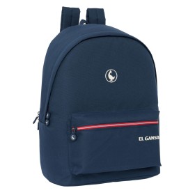 Laptop Backpack El Ganso Classic Navy Blue 31 x 44 x 18 cm by El Ganso, Bags and covers for laptops and netbooks - Ref: S4310...