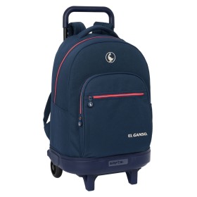 Cartable à roulettes El Ganso Classic Blue marine 33 X 45 X 22 cm de El Ganso, Sacs à dos enfant - Réf : S4310451, Prix : 60,...