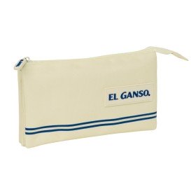 Portatodo Triple El Ganso Beige 22 x 12 x 3 cm de El Ganso, Estuches - Ref: S4310460, Precio: 11,62 €, Descuento: %