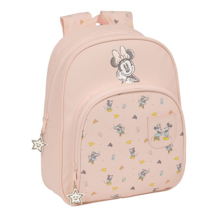 School Bag Minnie Mouse Baby Pink 28 x 34 x 10 cm by Minnie Mouse, Children's Backpacks - Ref: S4310470, Price: 29,79 €, Disc...