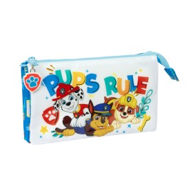 Triple Carry-all The Paw Patrol Pups rule Blue 22 x 12 x 3 cm by The Paw Patrol, Pencil cases - Ref: S4310485, Price: 11,16 €...