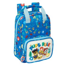 Zaino Scuola The Paw Patrol Pups rule Azzurro 20 x 28 x 8 cm di The Paw Patrol, Zainetti per bambini - Rif: S4310486, Prezzo:...