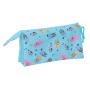 Dreifaches Mehrzweck-Etui Bluey Himmelsblau 22 x 12 x 3 cm | Tienda24 - Global Online Shop Tienda24.eu