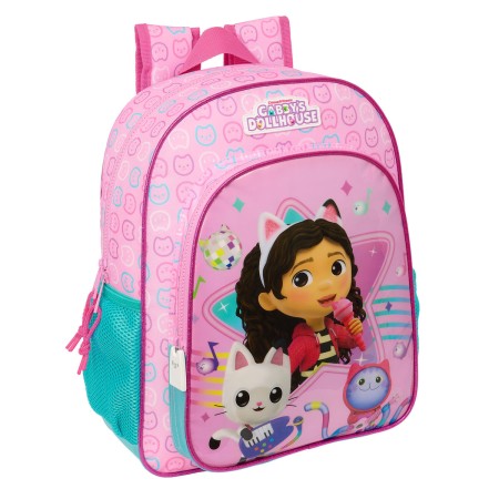 School Bag Gabby's Dollhouse Party Pink 26 x 34 x 11 cm | Tienda24 - Global Online Shop Tienda24.eu