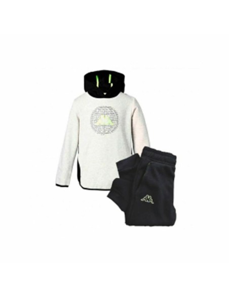 Chándal Infantil Kappa Benno Con capucha Negro | Tienda24 Tienda24.eu