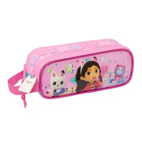 Portatodo Doble Gabby's Dollhouse Party Rosa 21 x 8 x 6 cm de Gabby's Dollhouse, Estuches - Ref: S4310517, Precio: 11,54 €, D...