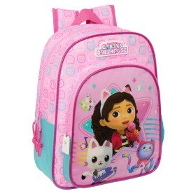 Mochila Escolar Gabby's Dollhouse Party Cor de Rosa 32 x 38 x 12 cm de Gabby's Dollhouse, Mochilas infantis - Ref: S4310518, ...