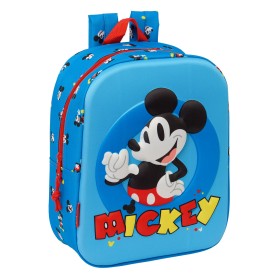 Mochila Escolar Mickey Mouse Clubhouse Azul 22 x 27 x 10 cm 3D de Mickey Mouse Clubhouse, Mochilas infantis - Ref: S4310532, ...