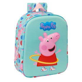 Mochila Escolar Peppa Pig Verde Rosa 22 x 27 x 10 cm 3D de Peppa Pig, Mochilas infantiles - Ref: S4310544, Precio: 8,97 €, De...