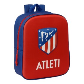 Cartable Atlético Madrid Rouge 22 x 27 x 10 cm 3D de Atlético Madrid, Sacs à dos enfant - Réf : S4310556, Prix : 8,97 €, Remi...