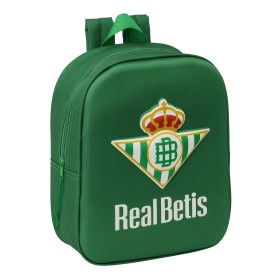 School Bag Real Betis Balompié Green 22 x 27 x 10 cm 3D by Real Betis Balompié, Children's Backpacks - Ref: S4310564, Price: ...