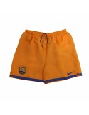 Sportshorts für Kinder Nike FC Barcelona Third Kit 07/08 Fussball Orange | Tienda24 Tienda24.eu