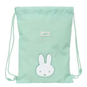 Bolsa Mochila con Cuerdas Miffy Menta Menta 26 x 34 x 1 cm de Miffy, Bolsas escolares - Ref: S4310571, Precio: 12,22 €, Descu...