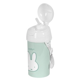 Botella con Tapa y Pajita Miffy Menta Menta PVC 500 ml de Miffy, Botellas de agua - Ref: S4310573, Precio: 7,76 €, Descuento: %