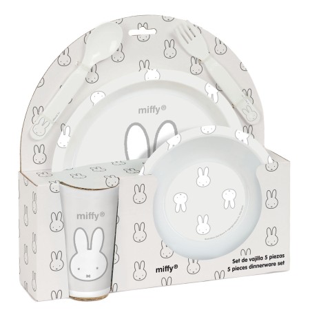 Children's dish set Miffy Niebla (5 Pieces) by Miffy, Children's Sets - Ref: S4310584, Price: 10,81 €, Discount: %