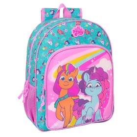 Schulrucksack My Little Pony Magic Rosa türkis 33 x 42 x 14 cm von My Little Pony, Kinderrucksäcke - Ref: S4310598, Preis: 35...