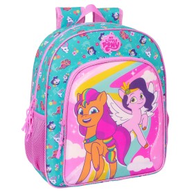 Zaino Scuola My Little Pony Magic Rosa Turchese 32 x 38 x 12 cm di My Little Pony, Zainetti per bambini - Rif: S4310604, Prez...