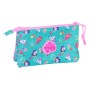 Trousse Fourre-Tout Triple My Little Pony Magic Rose Turquoise 22 x 12 x 3 cm de My Little Pony, Trousses - Réf : S4310605, P...