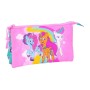 Dreifaches Mehrzweck-Etui My Little Pony Magic Rosa türkis 22 x 12 x 3 cm | Tienda24 - Global Online Shop Tienda24.eu