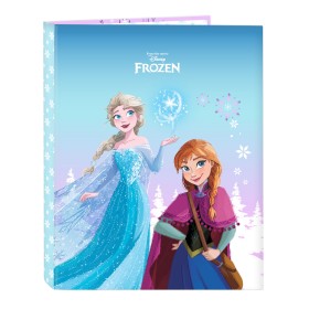 Carpeta de anillas Frozen Cool days Violeta Azul cielo A4 26.5 x 33 x 4 cm de Frozen, Archivadores - Ref: S4310610, Precio: 6...