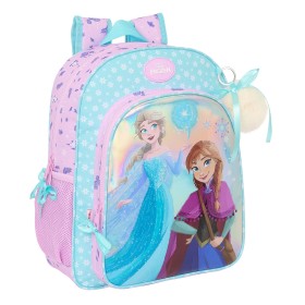 Mochila Escolar Frozen Cool days Violeta Azul celeste 32 x 38 x 12 cm de Frozen, Mochilas infantis - Ref: S4310619, Preço: 30...