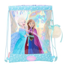 Rucksacktasche mit Bändern Frozen Cool days Violett Himmelsblau 26 x 34 x 1 cm von Frozen, Schulranzen - Ref: S4310623, Preis...