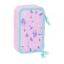 Triple Pencil Case Frozen Cool days Violet Sky blue 12,5 x 19,5 x 5,5 cm 36 Pieces by Frozen, Pencil cases - Ref: S4310624, P...