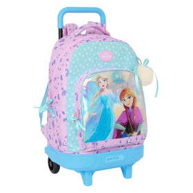 Cartable à roulettes Frozen Cool days Violet Bleu ciel 33 x 45 x 22 cm de Frozen, Sacs à dos enfant - Réf : S4310630, Prix : ...