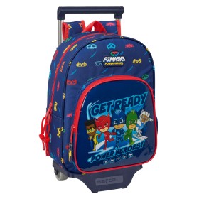 Cartable à roulettes PJ Masks Ready Blue marine 26 x 34 x 11 cm de PJ Masks, Sacs à dos enfant - Réf : S4310631, Prix : 39,63...