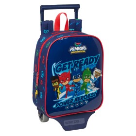 Cartable à roulettes PJ Masks Ready Blue marine 22 x 27 x 10 cm de PJ Masks, Sacs à dos enfant - Réf : S4310634, Prix : 31,96...